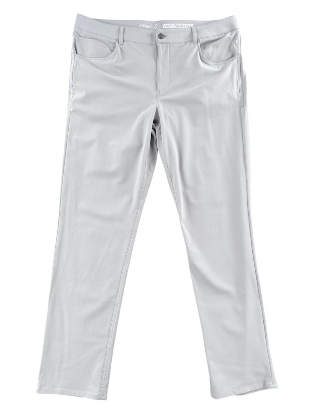 Johnnie-O Cross Country Prep-Formance Light Gray Pants 38 x 33